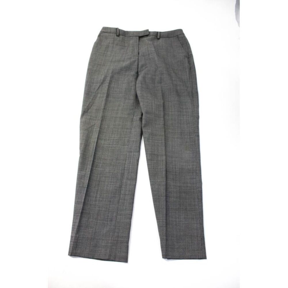 Brooks Brothers Womens Wool Plaid Zip Up Pencil Skirt Gray Size 10 Lot 2_3